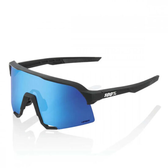 100percent S3 Sunglasses Hiper Blue Multilayer Mirror/CAT3 Matte Black