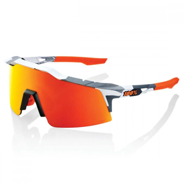 100percent Speedcraft SL Sunglasses HiPER Red Multilayer Mirror/CAT3 Soft Tact Grey Camo