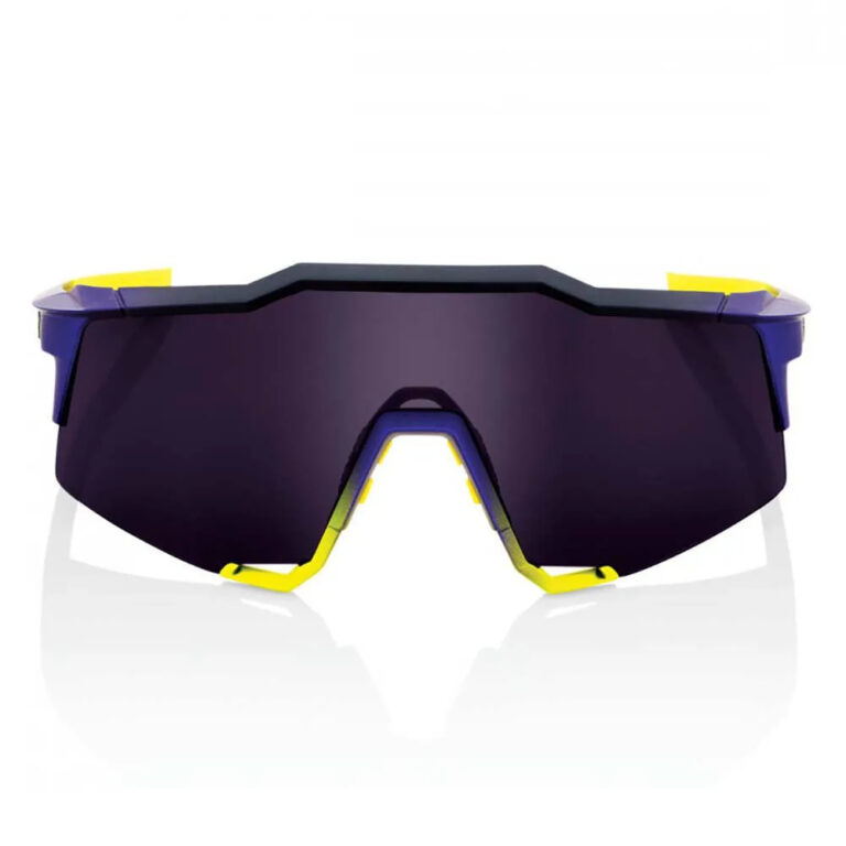 100percent Speedcraft Sunglasses Dark Purple Lens/CAT3 Matte Metallic Digital Brights - Image 2