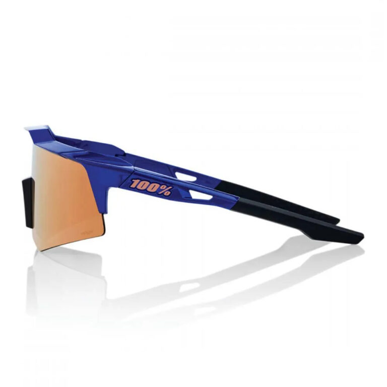 100percent Speedcraft XS Sunglasses HiPER Copper Mirror/CAT3 Gloss Cobalt Blue - Image 3