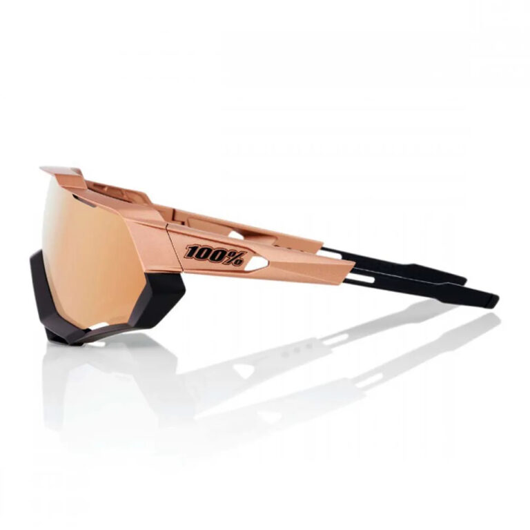 100percent Speedtrap Sunglasses HiPER Copper Mirror/CAT3 Matte Copper Chromium / Black - Image 3