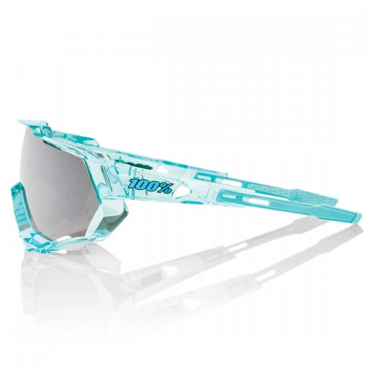 100percent Speedtrap Sunglasses HiPER Silver Mirror Lens/CAT3 Translucent Mint - Image 3