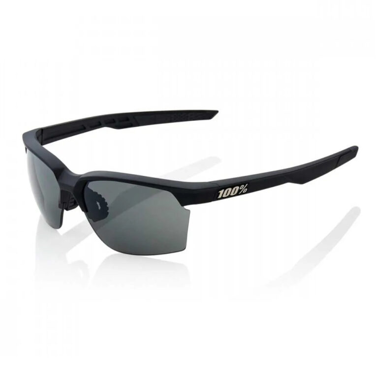 100percent Sportcoupe Sunglasses Smoke/CAT3 Soft Tact Black