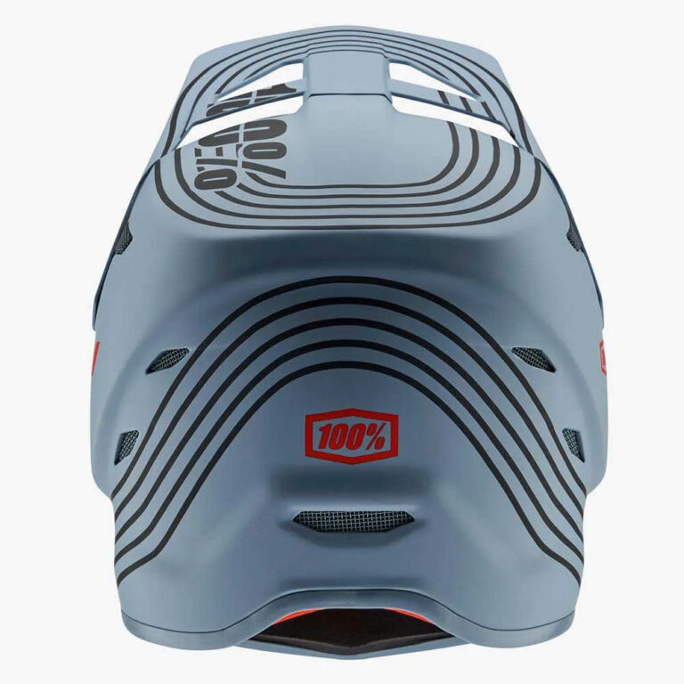 100percent Status Downhill Helmet XS Caltec / Grey - 2XL Caltec / Grey - Image 3