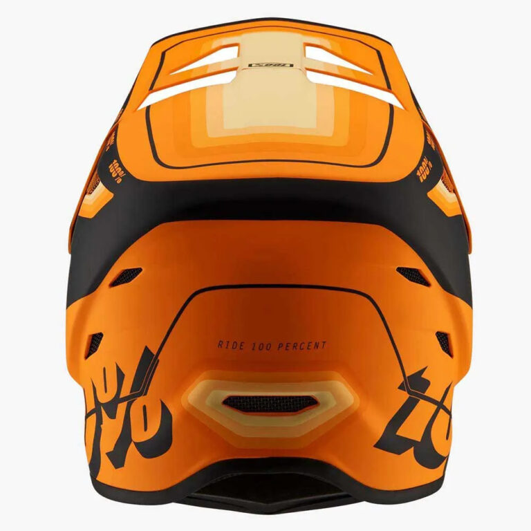 100percent Status Downhill Helmet XS Topenga Orange / Black - 2XL Topenga Orange / Black - Image 3