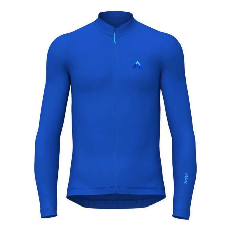 7mesh Ashlu Merino Long Sleeve Jersey XS Bottle Blue - L Bottle Blue