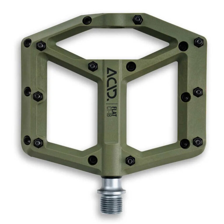 Acid Flat C1-IB Pedals One Size Olive Green