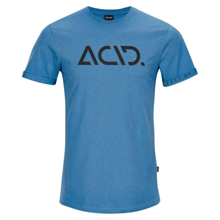 Acid Organic Classic Logo Short Sleeve T-shirt XS Blue - 3XL Blue - Image 3