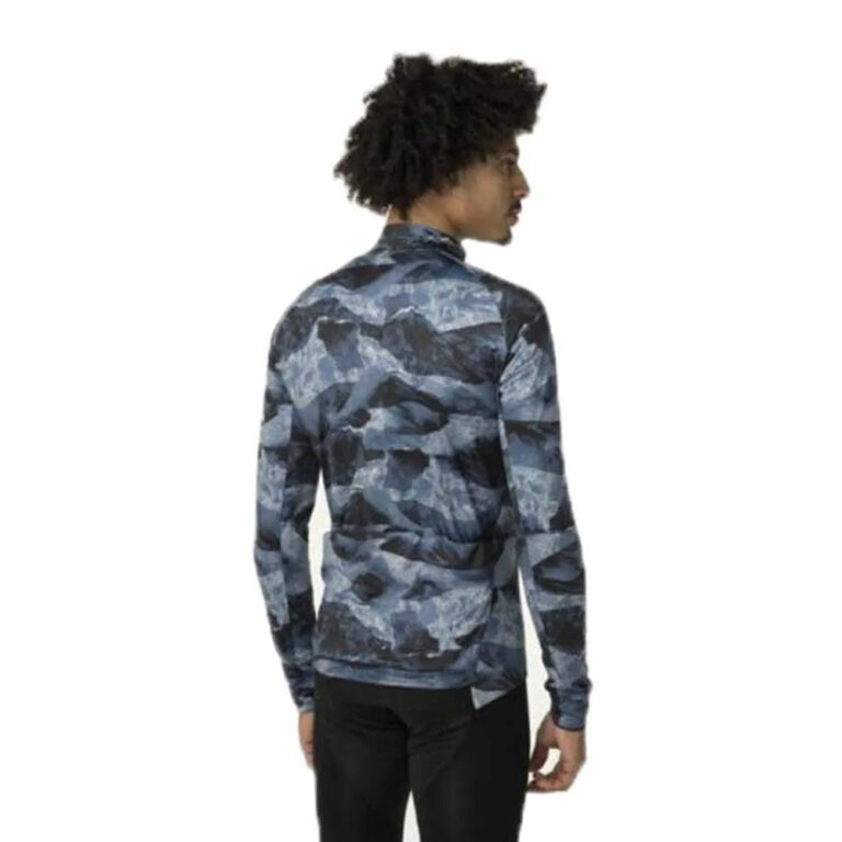 AGU Abstract Mountains Performance Long Sleeve Jersey S Steel Blue - 3XL Steel Blue - Image 2