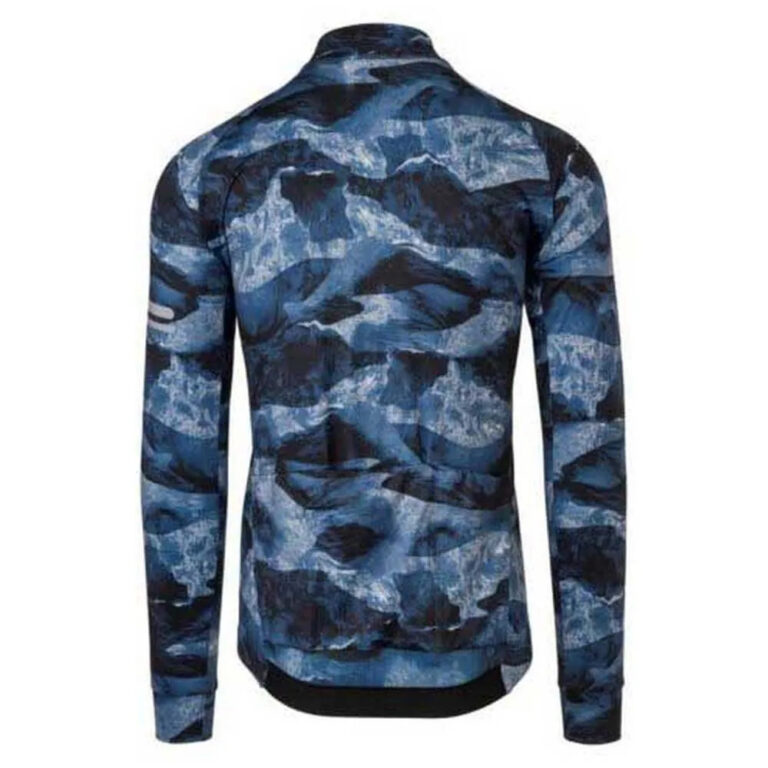 AGU Abstract Mountains Performance Long Sleeve Jersey S Steel Blue - 3XL Steel Blue - Image 4