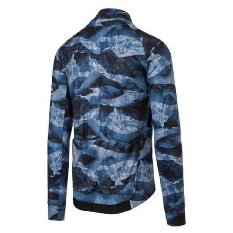 AGU Abstract Mountains Performance Long Sleeve Jersey S Steel Blue - 3XL Steel Blue - Image 6