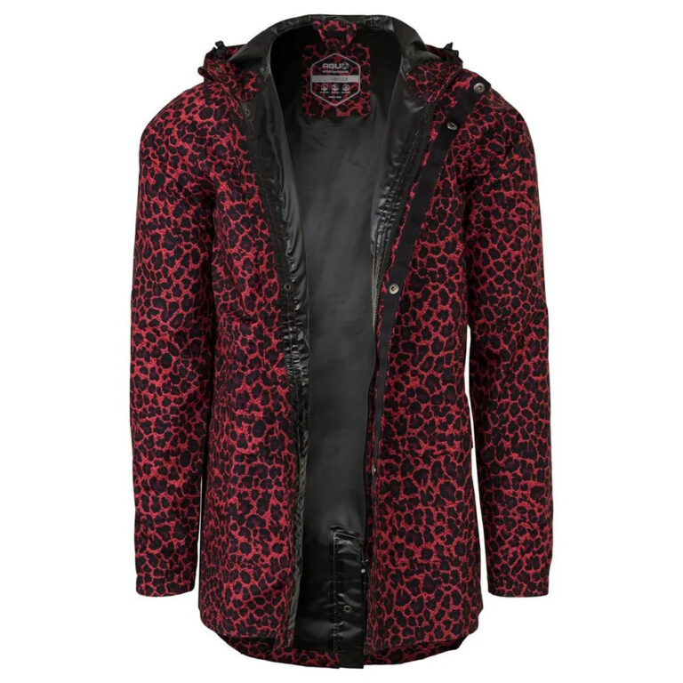 AGU AOP Rain Urban Outdoor Parka XS Leopard Print - 2XL Leopard Print - Image 3