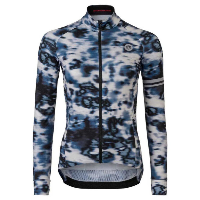 AGU Blurry Photo Performance Long Sleeve Jersey XS Steel Blue - 2XL Steel Blue