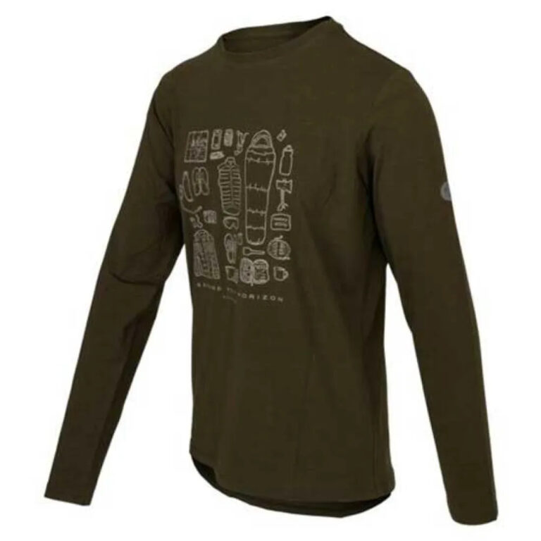 AGU Casual Performer Venture Long Sleeve T-shirt XS Army Green - 3XL Army Green - Image 3