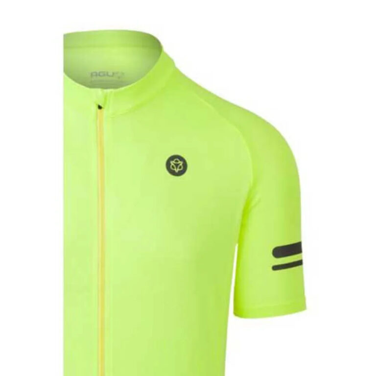 AGU Core Essential Short Sleeve Jersey S Neon Yellow - 3XL Neon Yellow - Image 5