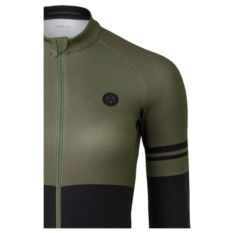 AGU Duo Essential Long Sleeve Jersey XS Army Green - 2XL Army Green - Image 7