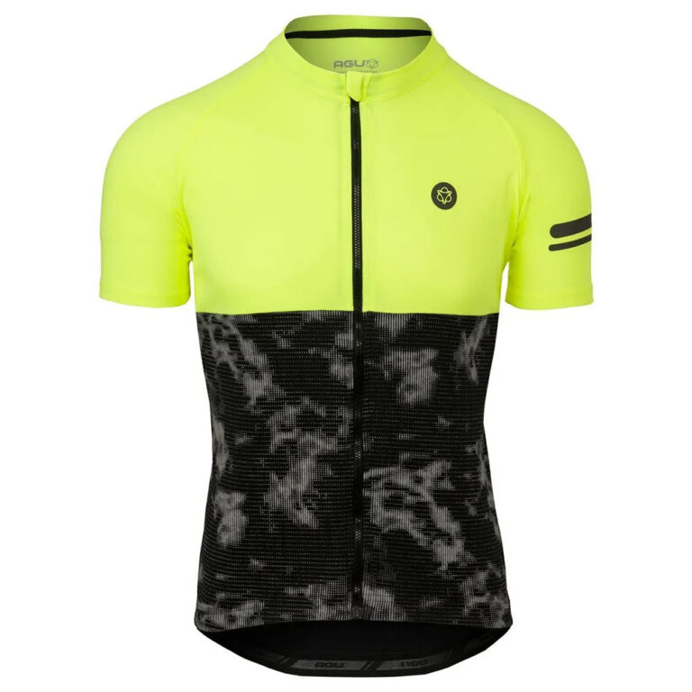 AGU Duo Essential Short Sleeve Jersey S Neon Yellow Reflective - 3XL Neon Yellow Reflective