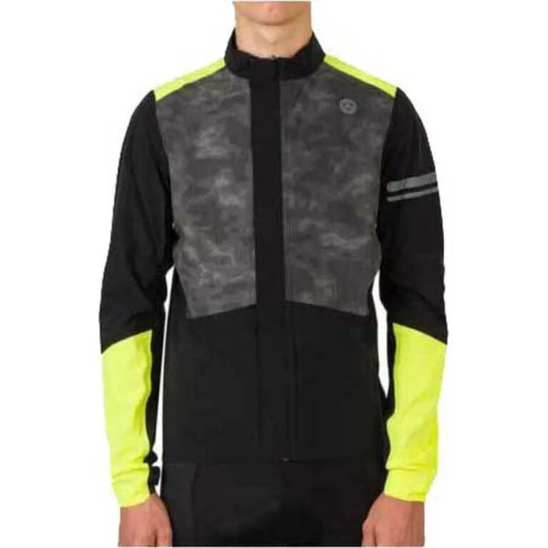 AGU Essential Prime Rain II Jacket S Hi-Vis Black - 3XL Hi-Vis Black - Image 3