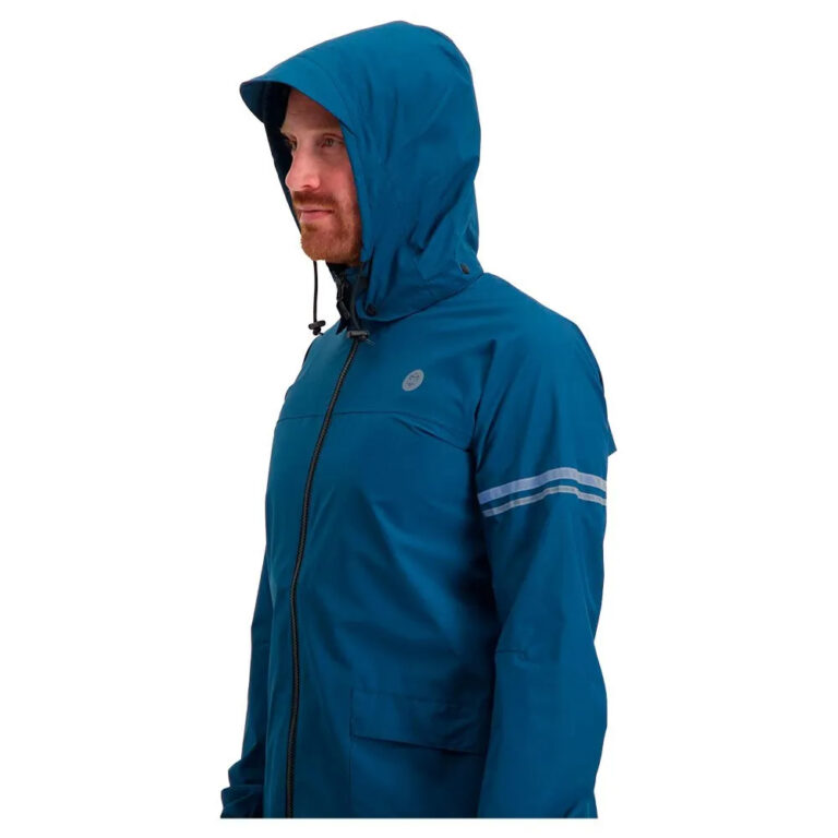 AGU Essential Rain Jacket S Teal Blue - 3XL Teal Blue - Image 7