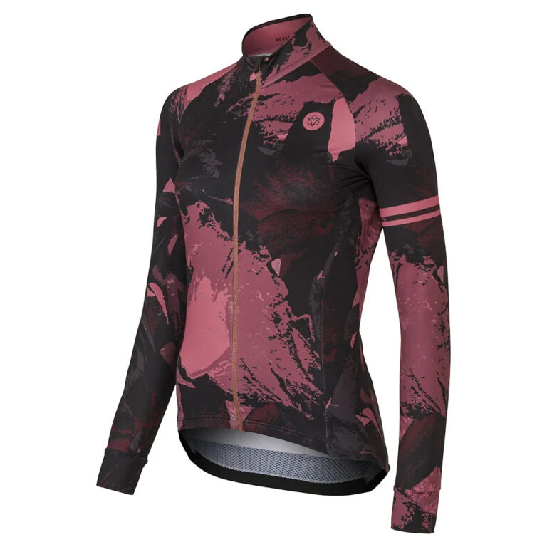 AGU Flower Performance Long Sleeve Jersey XS Heartless Pink - 2XL Heartless Pink - Image 3