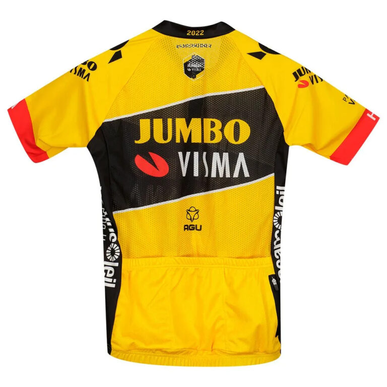 AGU Jumbo-Visma Replica Short Sleeve Jersey 2XL Black / Yellow - Image 2