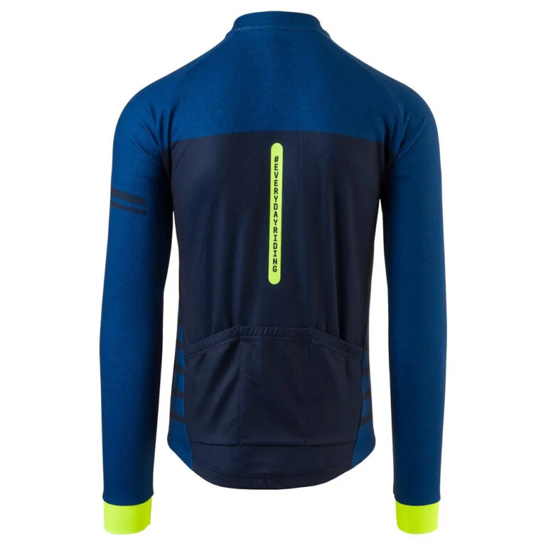 AGU Melange Essential Long Sleeve Jersey S Rebel Blue - Image 2