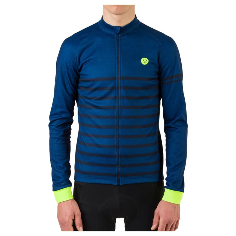 AGU Melange Essential Long Sleeve Jersey S Rebel Blue - Image 3