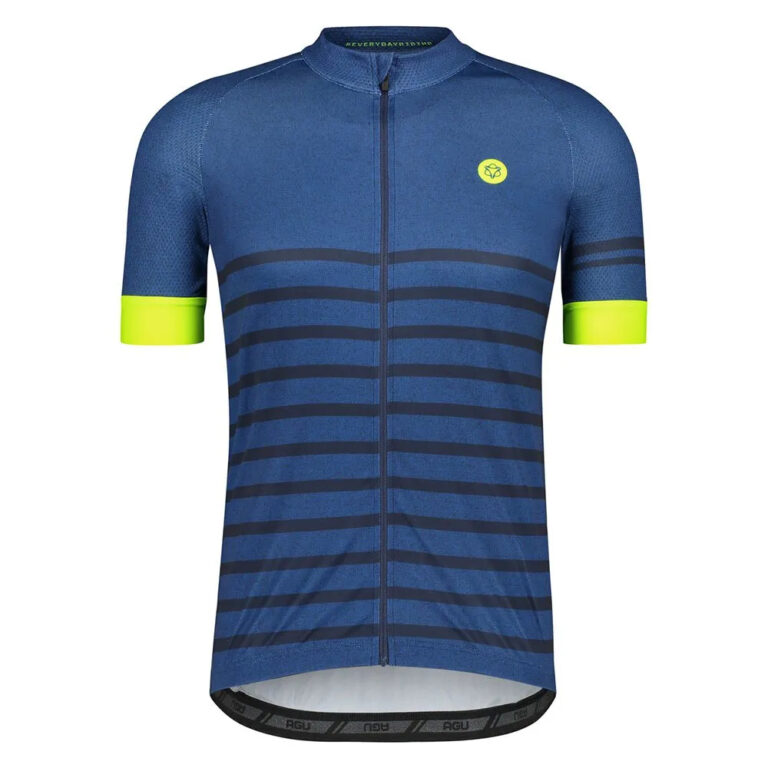 AGU Melange Essential Short Sleeve Jersey M Rebel Blue - Image 2