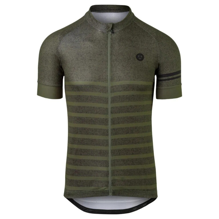 AGU Melange Essential Short Sleeve Jersey M Army Green