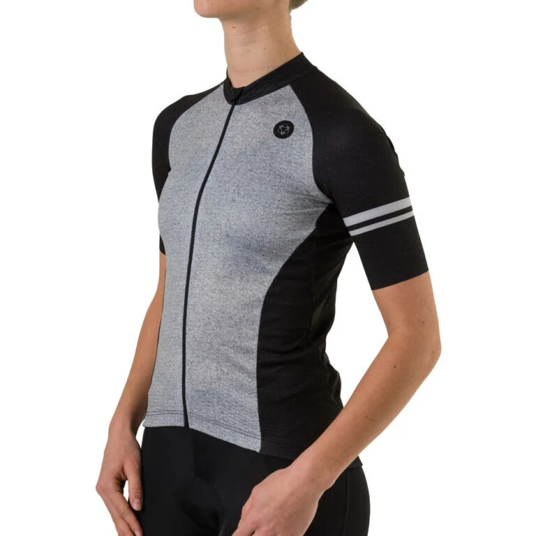 AGU Melange Essential Short Sleeve Jersey XS Black / Iron Grey - 2XL Black / Iron Grey - Image 4