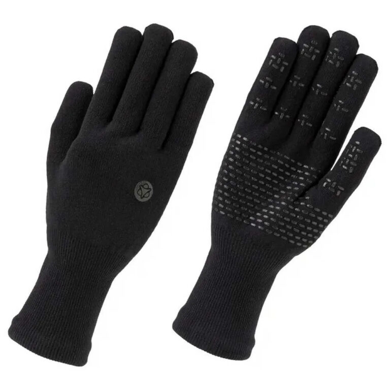 AGU Merino Knit Essential WP Gloves S Black - XL Black - Image 3