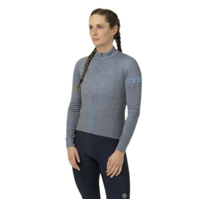 AGU Merino Performance Long Sleeve Jersey XS Steel Blue - 2XL Steel Blue