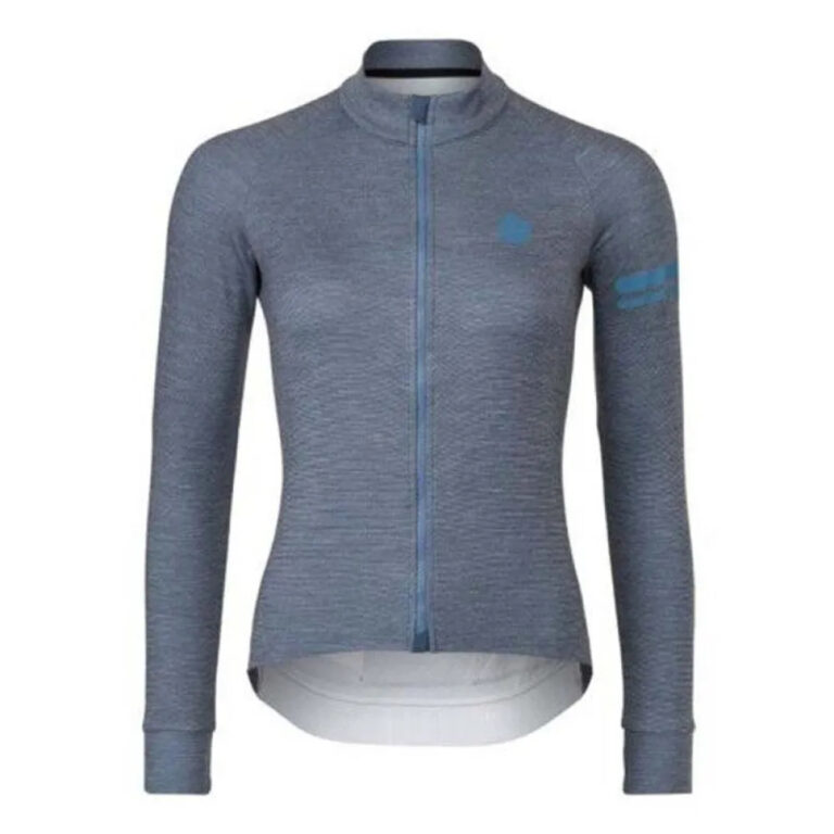 AGU Merino Performance Long Sleeve Jersey XS Steel Blue - 2XL Steel Blue - Image 3