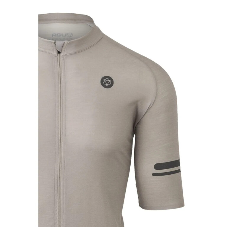 AGU Merino Performance Short Sleeve Jersey S Bond Greige - 3XL Bond Greige - Image 5