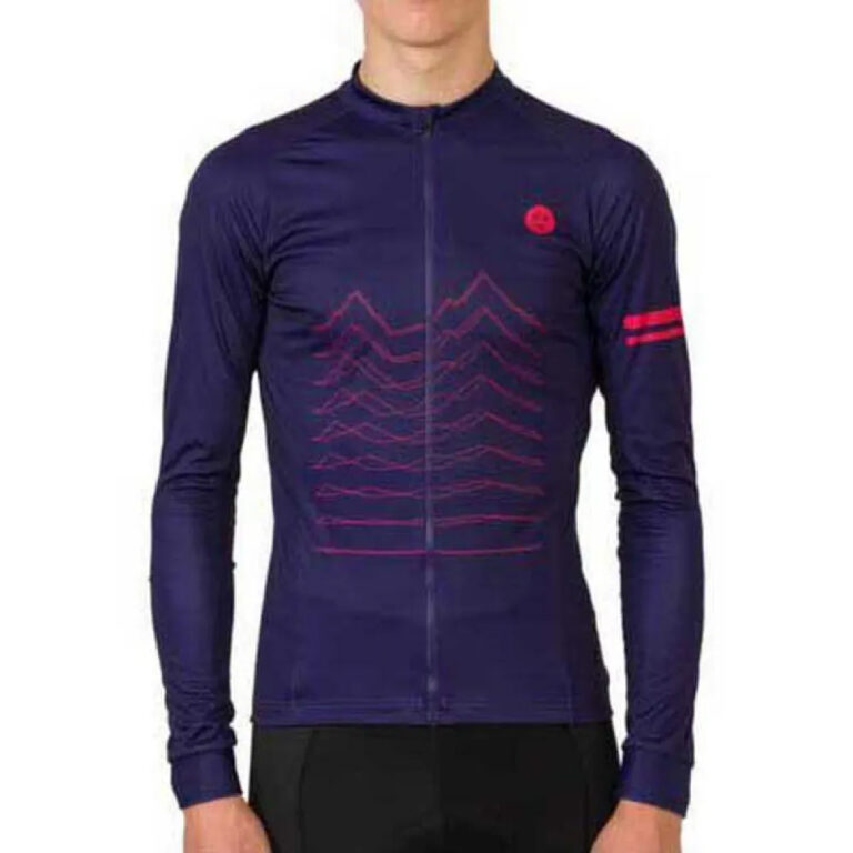 AGU Mountain Trend Long Sleeve Jersey S Velvet Purple - L Velvet Purple - Image 3