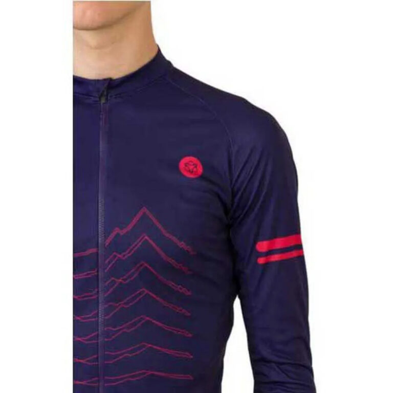 AGU Mountain Trend Long Sleeve Jersey S Velvet Purple - L Velvet Purple - Image 5