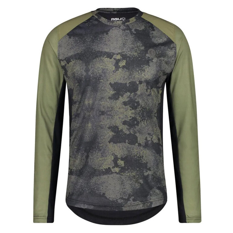 AGU MTB Essential Long Sleeve Enduro Jersey S Army Green - 2XL Army Green