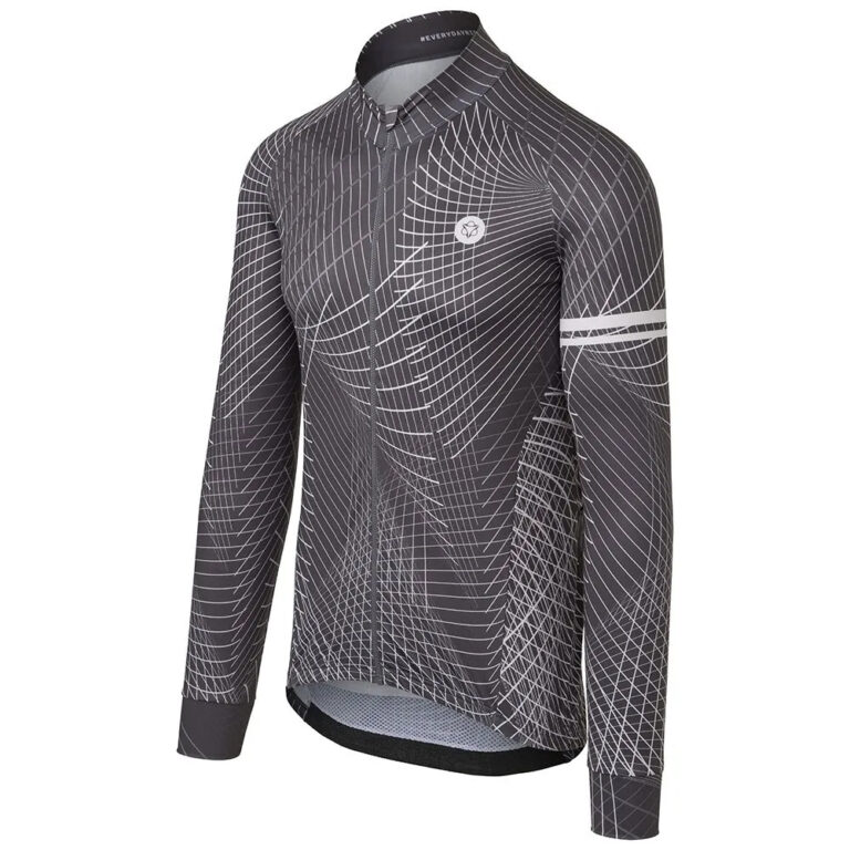 AGU Nocturnal Lines Performance Long Sleeve Jersey S Freeport Grey - 3XL Freeport Grey - Image 3