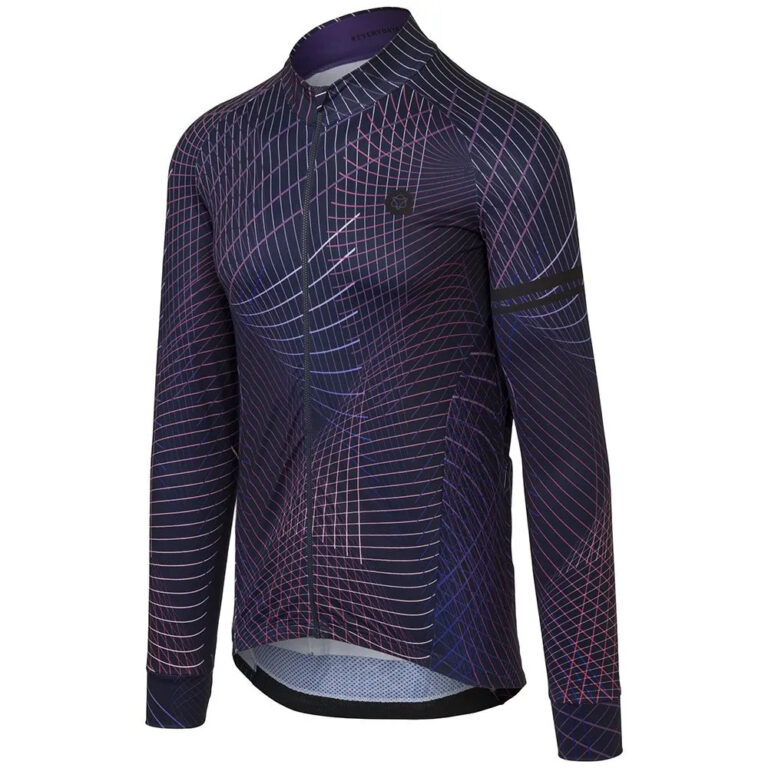 AGU Nocturnal Lines Performance Long Sleeve Jersey S Purple Velvet - 3XL Purple Velvet - Image 3