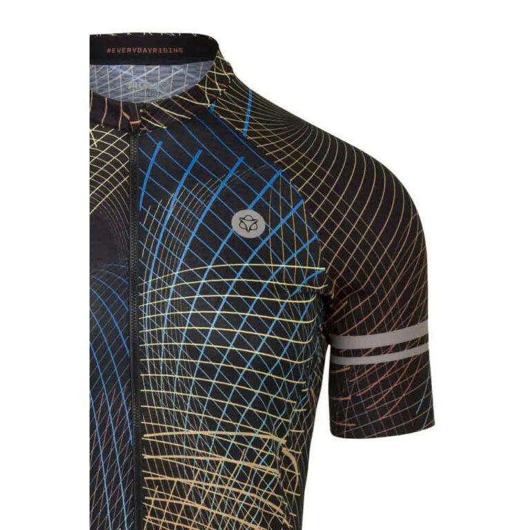 AGU Nocturnal Lines Performance Short Sleeve Jersey M Black - XL Black - Image 5