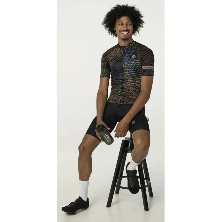 AGU Nocturnal Lines Performance Short Sleeve Jersey M Black - XL Black - Image 8