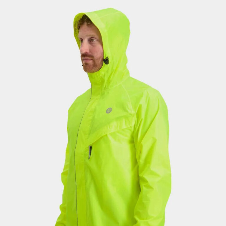 AGU Passat Basic Rain Essential Jacket 2XS Neon Yellow - 3XL Neon Yellow - Image 6