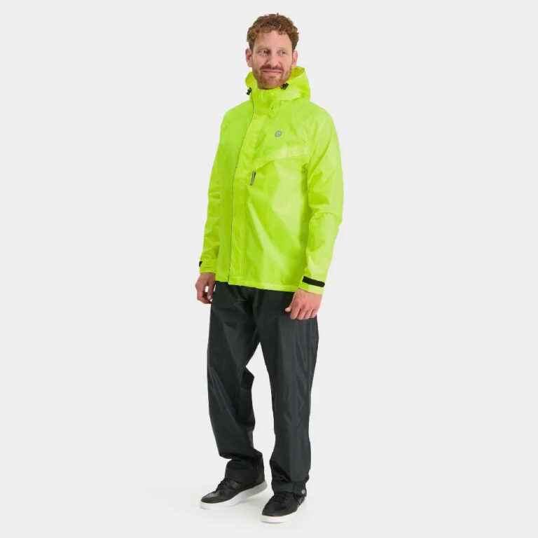 AGU Passat Basic Rain Essential Jacket 2XS Neon Yellow - 3XL Neon Yellow - Image 9