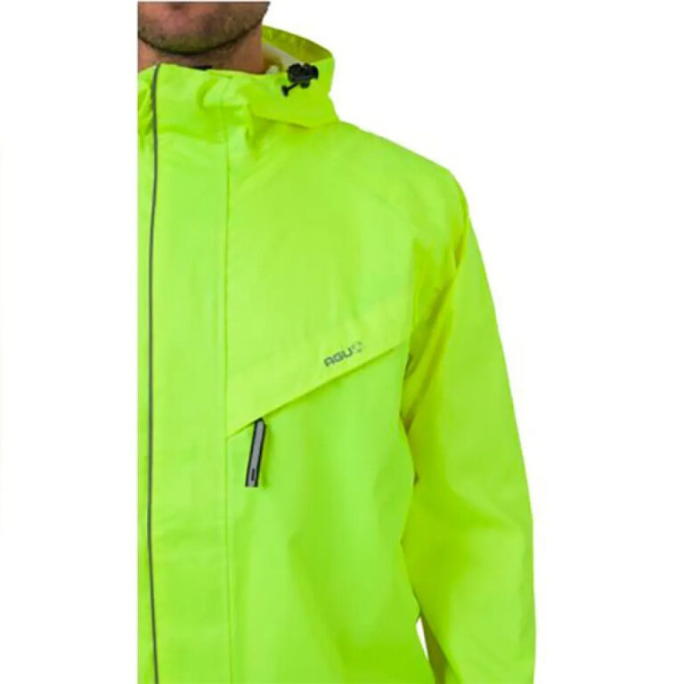 AGU Passat Rain Essential Jacket XS Neon Yellow - 2XL Neon Yellow - Image 9