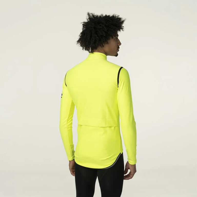 AGU Performance Rain Long Sleeve Jersey S Fluo Yellow - 3XL Fluo Yellow - Image 6