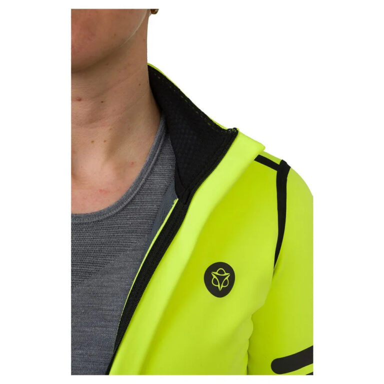 AGU Performance Rain Long Sleeve Jersey XS Fluo Yellow - 2XL Fluo Yellow - Image 10