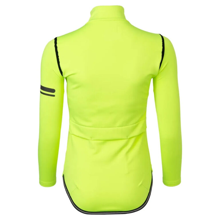 AGU Performance Rain Long Sleeve Jersey XS Fluo Yellow - 2XL Fluo Yellow - Image 4