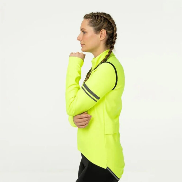 AGU Performance Rain Long Sleeve Jersey XS Fluo Yellow - 2XL Fluo Yellow - Image 7