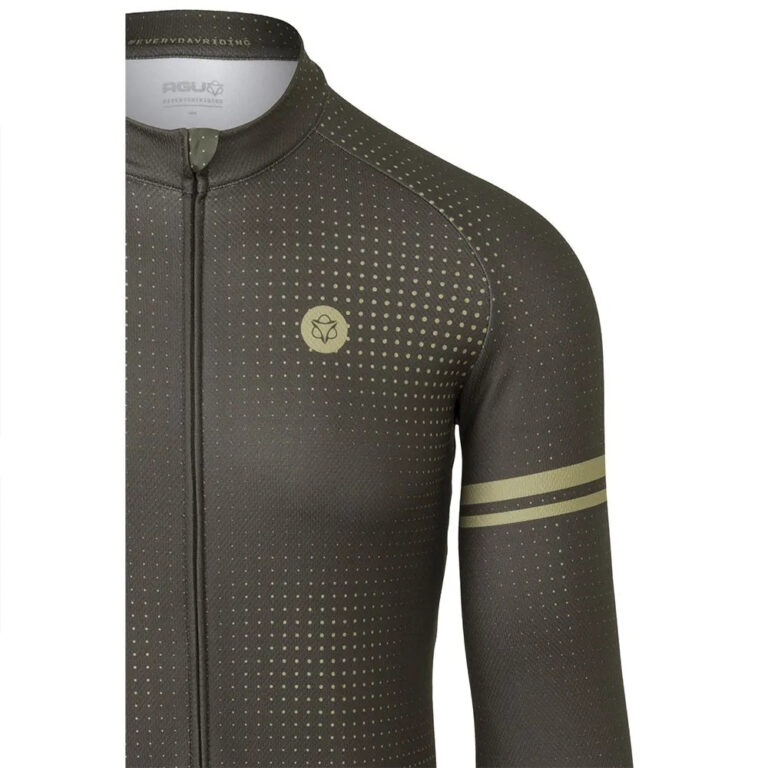 AGU Pixel Essential Long Sleeve Jersey S Forest Green - 3XL Forest Green - Image 8