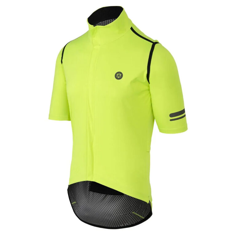 AGU Premium Rain Short Sleeve Jersey S Neon Yellow - 3XL Neon Yellow - Image 3